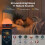 Sveglia con altoparlante Bluetooth e luce solare per camera da letto 5