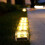 5 Pcs Solar Glass Brick Light Lights LED Landscape Light 2