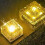 5 Pcs Solar Glass Brick Light Lights LED Landscape Light 7