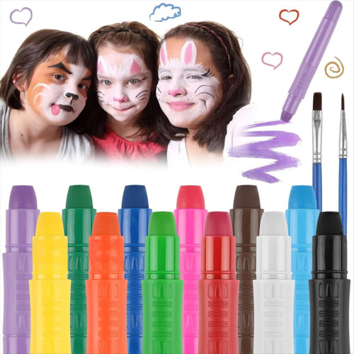 Schminkset für Kinder, 12 Farben 2