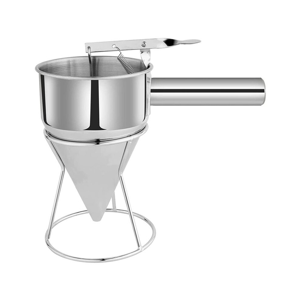 Stainless Steel Pancake Batter Dispenser, Funnel Dispenser