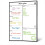 Kühlschrankkalender, Speiseplaner und Einkaufsliste (Whiteboard) 1