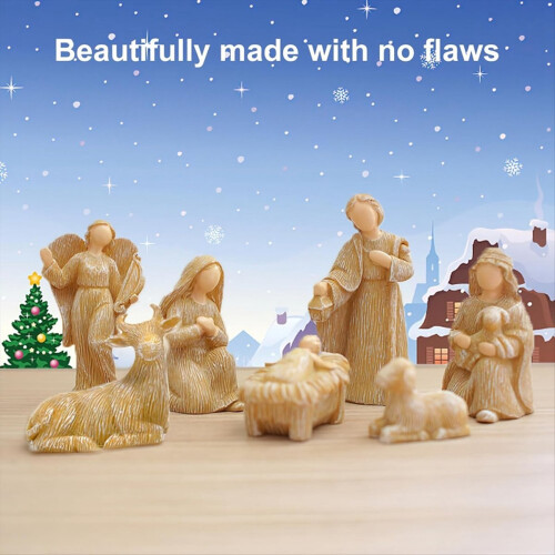 Weihnachtskrippen-Set, Geschenkset, Ornamente, Basteldekoration 2