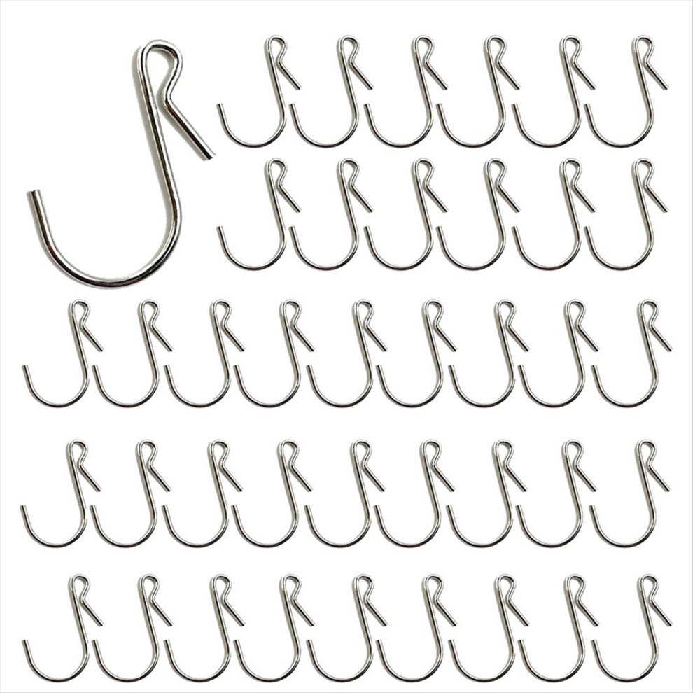 100Pcs Gutter Hang Hooks Christmas Lights Ornament Hook Light Clips 4711093070677