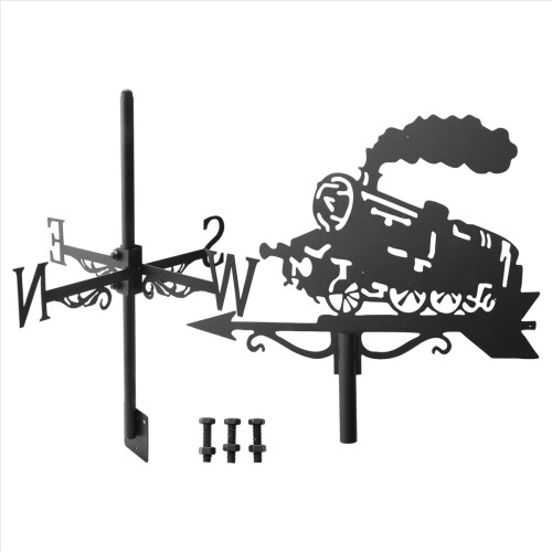 Dampflok-Silhouette, Wetterfahne, Wetterhahn 1