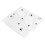 5Pcs Quilting Cutting Template Grids Quilt Ruler Set Acrylic 2