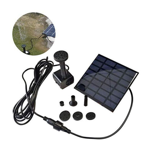 Solar Hydroponics Submersible Pump with 7 Nozzles Water Pump Filter 1