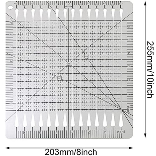 Quilt Cutting Ruler, 5 in 1 Quilt Cutting Ruler 2