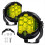 3 Inch Three Side illuminated Work Lights LED Headlights,Yellow 1