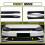 4Pcs Car Front Center Lower Grille Trim for Golf 7.5 MK7.5 Modified 6