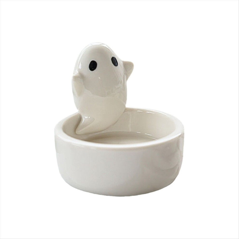 Ceramic Bowl Candle Holder, for Halloween Party Decor Candle Holder-image-OPC-PKFRNBH-NEW