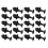 20 Pack Black Refrigerator Clips 617772 Latch Replacement 1