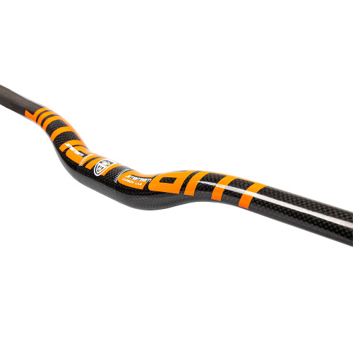 3K Gloss Carbon Fiber Handlebar Riser 31.8 x 720mm 2