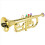 Tromba 3 toni musicale per bambini giocattolo oro 2