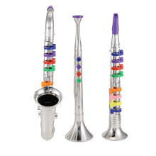 3Pcs Kids Musical Instruments Toy Clarinet,Saxophone Trumpet