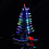 RGB LED Flashing Christmas Tree DIY Kit Electronics Soldering 4