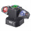 50W LED Rotating Laser Beam Strobe Disco Light DMX512 EU Plug 3