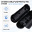 2PCS Extension cable Plug Connection Protective Cover Black 6