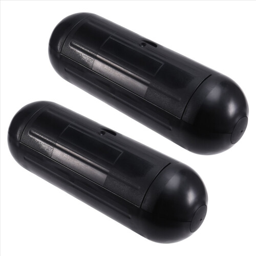 2PCS Extension cable Plug Connection Protective Cover Black 1