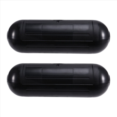 2PCS Extension cable Plug Connection Protective Cover Black 2