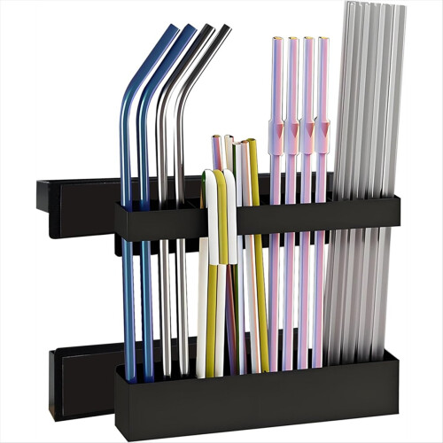 Magnetischer Strohhalmhalter für Schranktüren 1