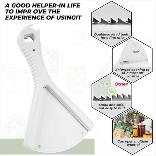 JarOpener Bottle Opener jaropener for weak hands 1
