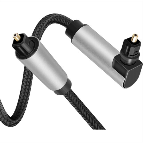 90 Degree Optical Audio Cable, Right Angle Toslink Cable 2