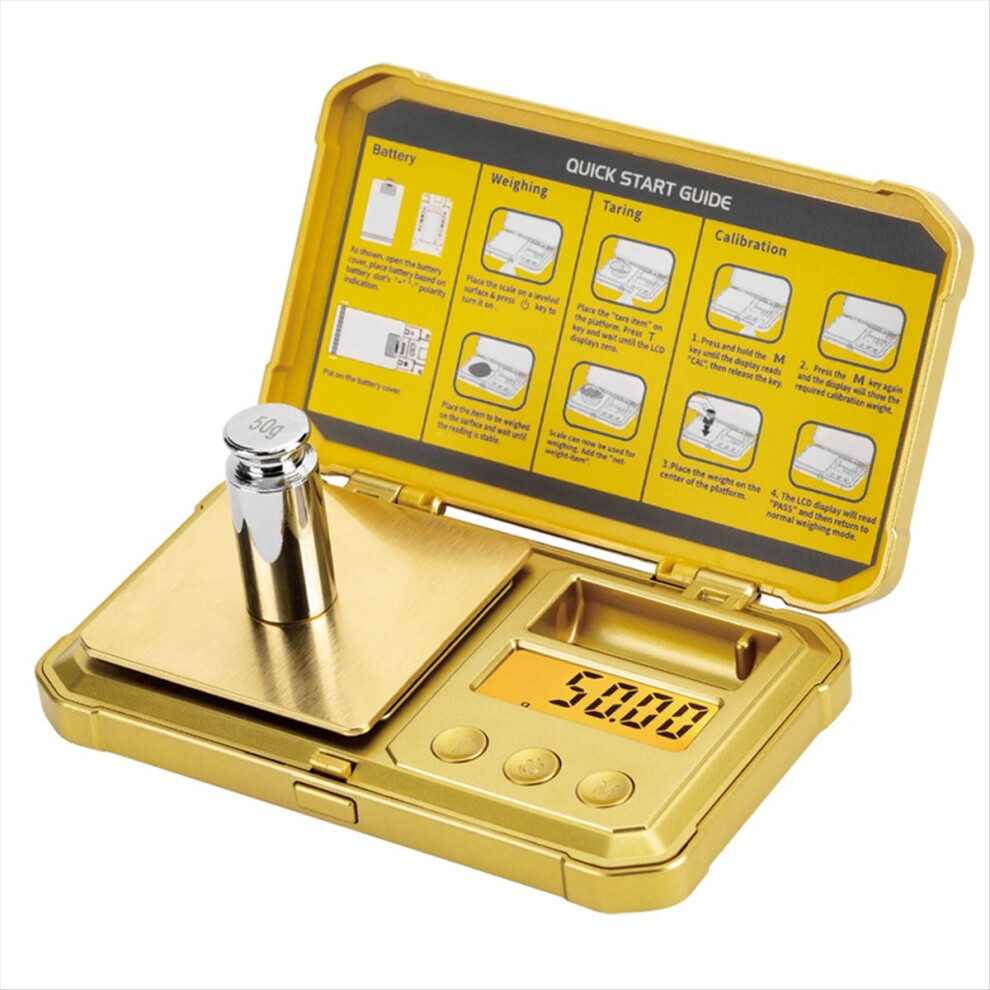 Digital Jewelry Scale 200G 0.01G With 50G Calibration Weight 4712297501486