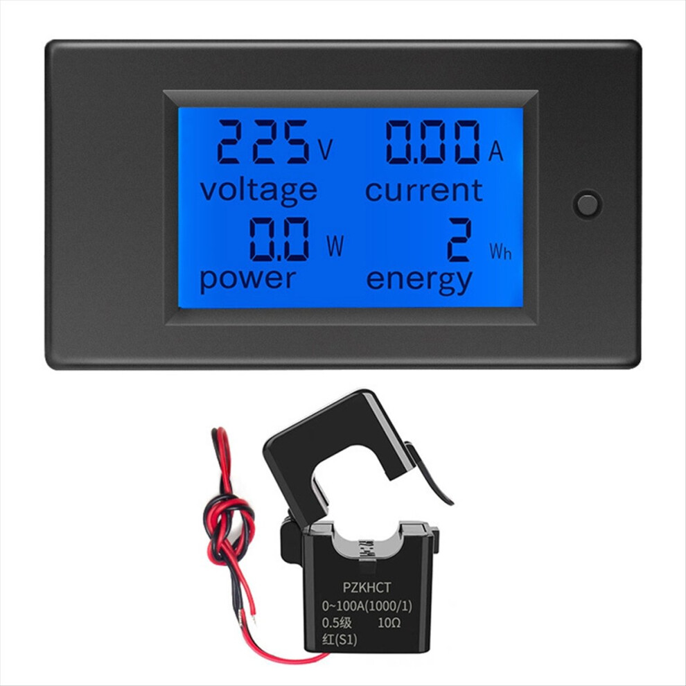 Digital Power Meter 32A 100A 22000W AC Voltage Current KWh Monitor-image-OPC-PKFRS2H-NEW