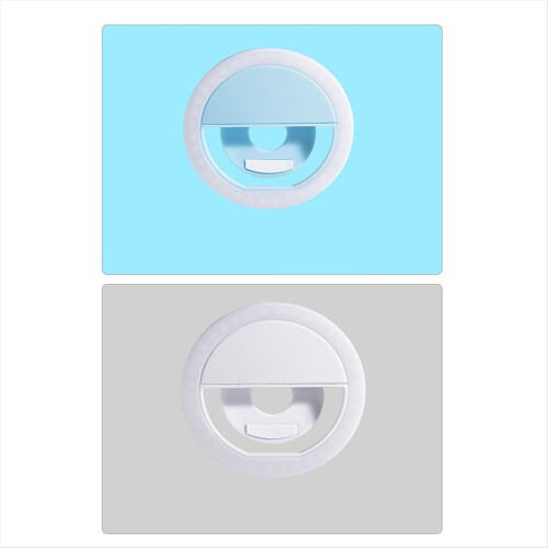LED-Selfie-Ringlicht mit 3-stufig einstellbarer Helligkeit, blau 2