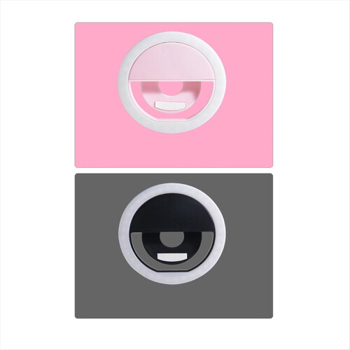 LED-Selfie-Ringlicht mit 3-stufig einstellbarer Helligkeit, blau 1