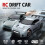 RC Drift Car 1:24 Scale Remote Control Car with LED Light B 3