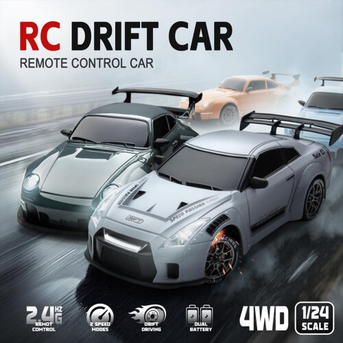 RC Drift Car 1:24 Scale Remote Control Car with LED Light B 2