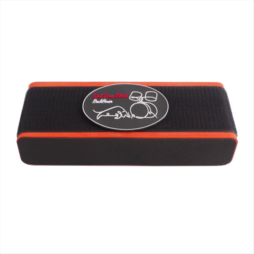 Drum Sponge Block Non Slip Fixing Replacement Block Black&Orange 2