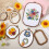 Embroidery Hoop Frame Imitated Wood for Display DIY 5
