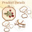 Embroidery Hoop Frame Imitated Wood for Display DIY 3