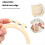 12-teiliges Stickrahmen-Set, 6 Zoll, rund 2