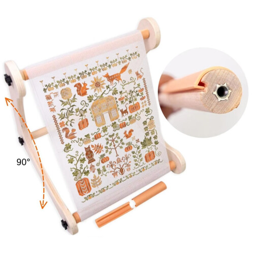 Embroidery Stand Adjustable Wooden Support Portable Quilting Tool