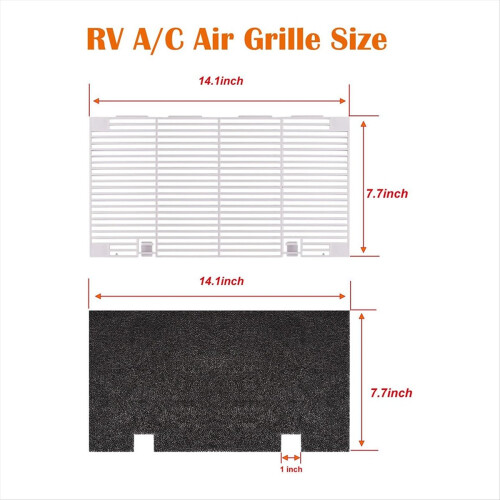 RV A/C Ducted Air Grille 2