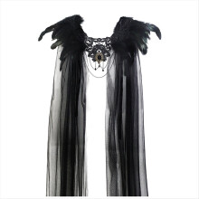 Gothic Witch Cloak with Black Collar
Women's Black Collar Cape