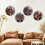 4-Pack Halloween Castle Embroidery Kit Beginners 3
