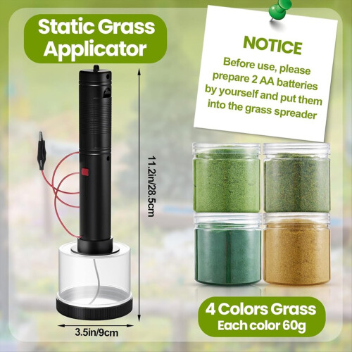 Mini Static Grass Applicator Flocking Kit
Applicator Flocking Kit 1
