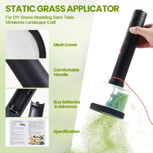 Mini Static Grass Applicator Flocking Kit
Applicator Flocking Kit 2