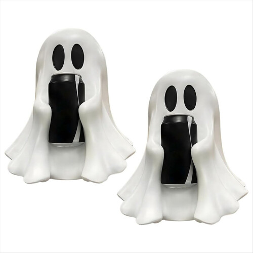 Cute Ghost Drink Holder, Halloween Spookily Ghost Can Holder