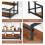 Coffee Syrup Organizer, 2-Tier 10 Syrup Bottles Rack 7