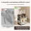 Portaoggetti con organizer per coltelli integrato 5