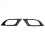 Car Inner Door Pull Cover Trim Sticker for 9th 2012-2015 2