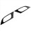 Car Inner Door Pull Cover Trim Sticker for 9th 2012-2015 4