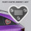 Car LED Ambient Heart Solar Neon Light for Triangle Window Red 4