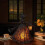 Halloween Witch Lamp, Gothic Spooky Witch Decor with Holding Lantern 6